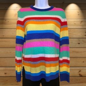Colorful stripe sweater